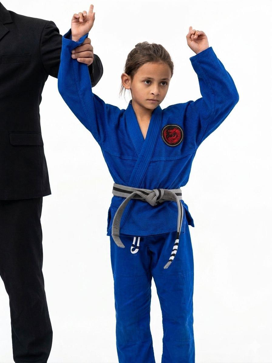 Kimono Jiu-jitsu Infantil Red Dragon - Imagem 4